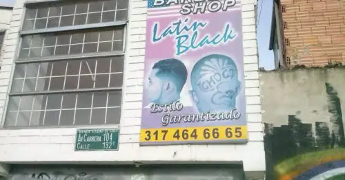 BARBER SHOP LATIN BLACK BARBER SHOP LATIN BLACK